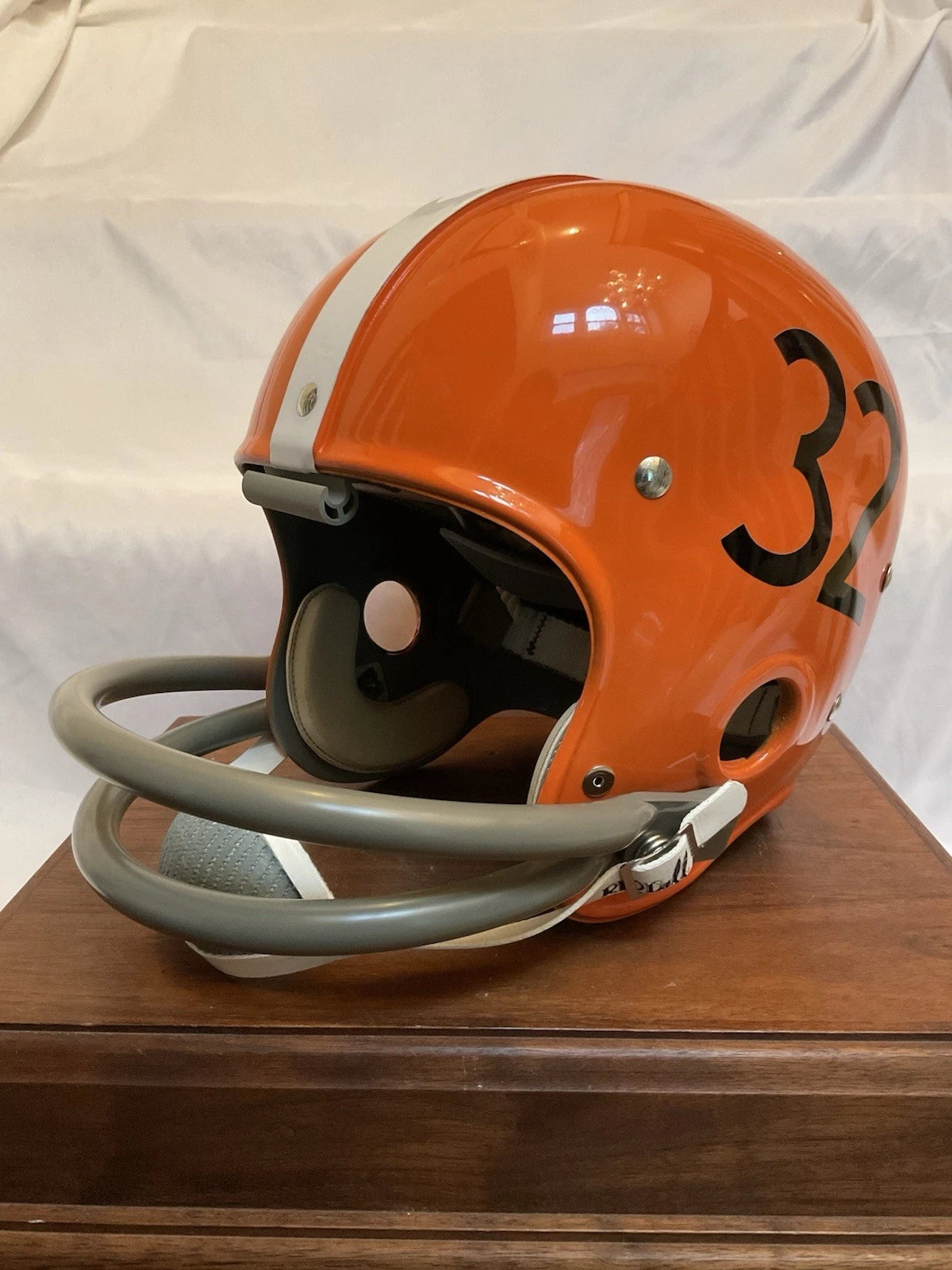 1957-1959 Cleveland Browns Riddell RK4 Football Helmet Jim Brown Rooki – WESTBROOKSPORTSCARDS