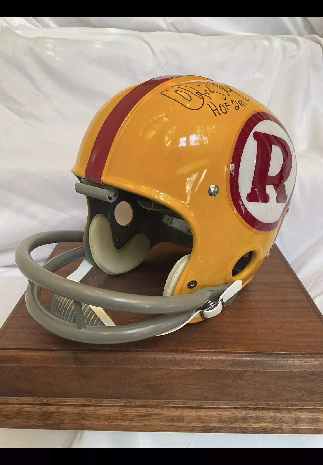 Chris Hanburger Autographed RK2 Style Washington Redskins Football Helmet  WESTBROOKSPORTSCARDS   