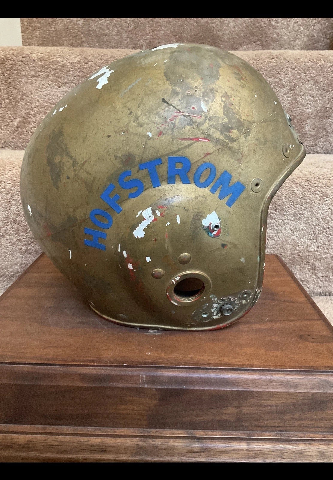 Original Vintage Wilson F2104 Football Helmet Size 8 Bears Cardinals 49ers WESTBROOKSPORTSCARDS