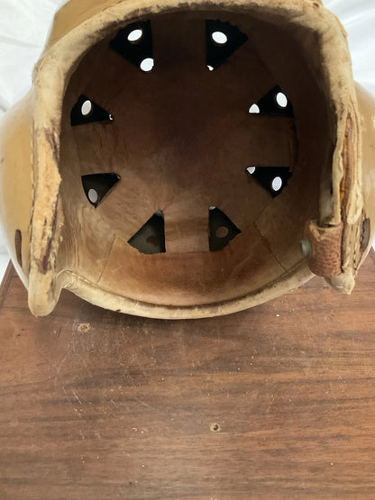 Rawlings NHC Authentic Leather Suspension Football Helmet Chin Strap Size 7!