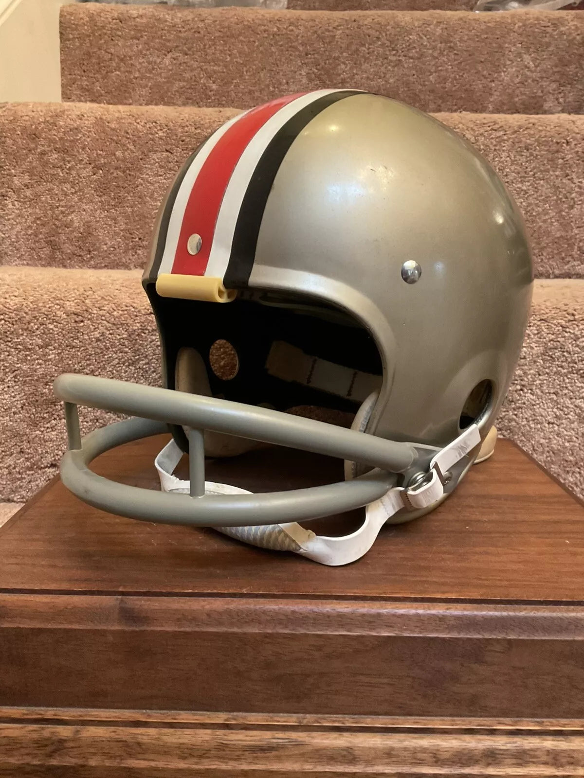 Original Riddell 1971 Ohio State Buckeyes Kra-Lite TK2 Game Football Helmet WESTBROOKSPORTSCARDS