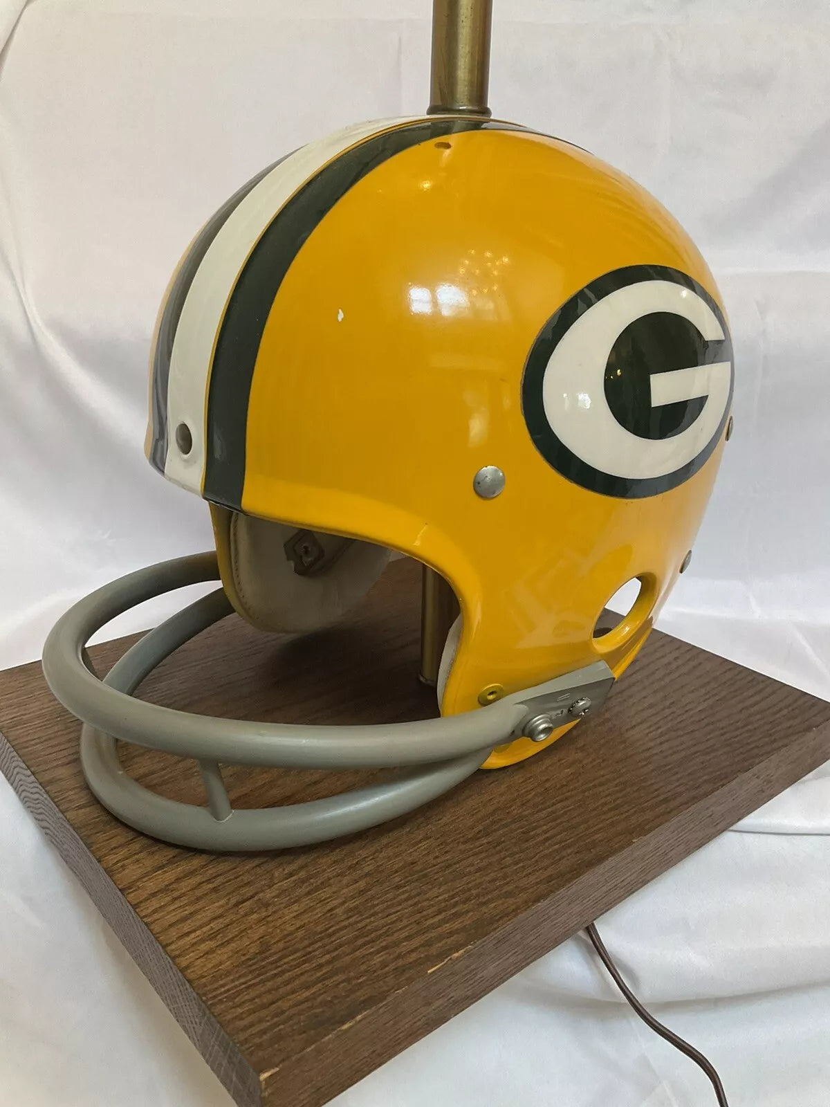 Vintage Original Riddell 1973 Green Bay Packers Kra-Lite Football Helmet Lamp  WESTBROOKSPORTSCARDS   