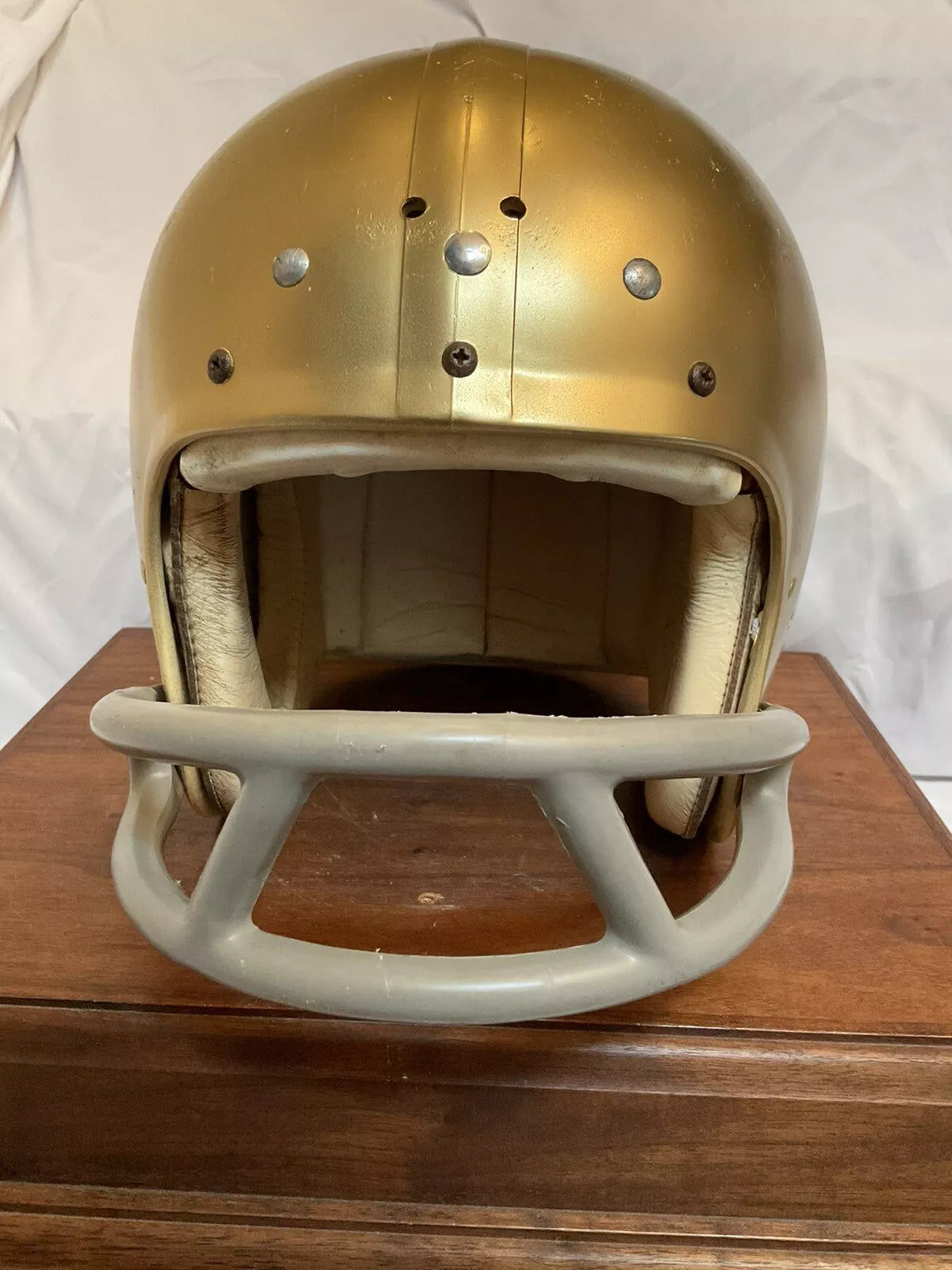 Vintage 1970s Wilson Football Helmet Notre Dame Fighting Irish Joe Theismann Sports Mem, Cards & Fan Shop:Fan Apparel & Souvenirs:Football-NFL Wilson   