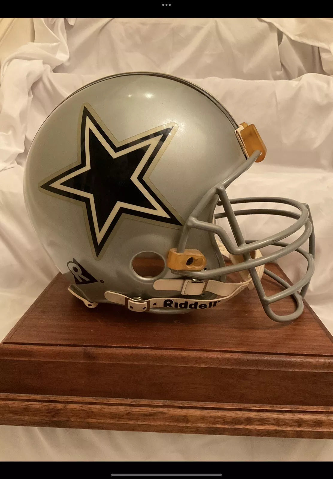 RIddell VSR2 Game Football Helmet Dallas Cowboys Super Bowl XXVII Moose Johnston  WESTBROOKSPORTSCARDS   