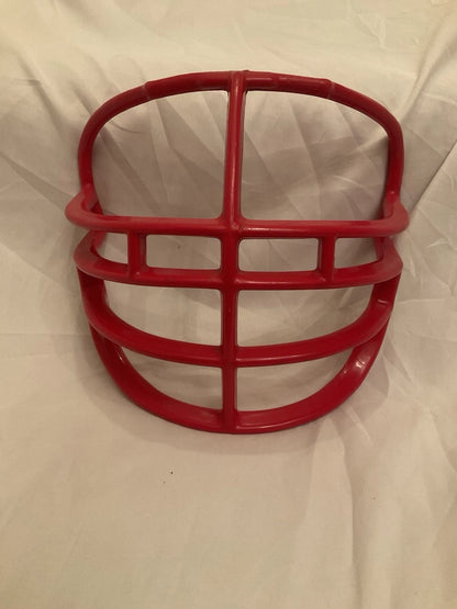 Vintage Riddell 1990s DoubleWire Kra-Lite NJOP Red Football Helmet Facemask Rare WESTBROOKSPORTSCARDS