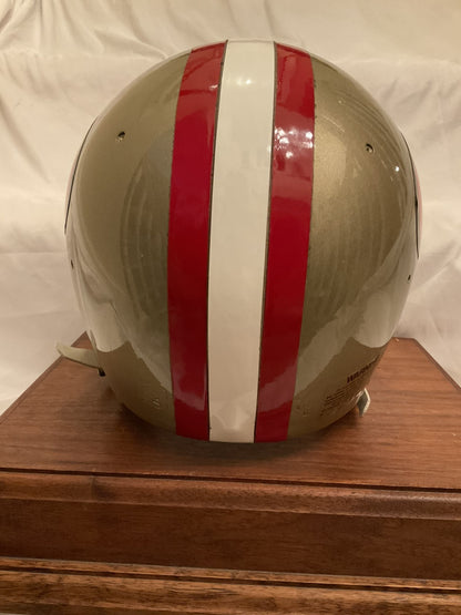 Vintage 1977 Riddell PAC3 Football Helmet San Francisco 49ers OPO Mask WESTBROOKSPORTSCARDS