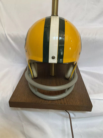 Vintage Original Riddell 1973 Green Bay Packers Kra-Lite Football Helmet Lamp  WESTBROOKSPORTSCARDS   