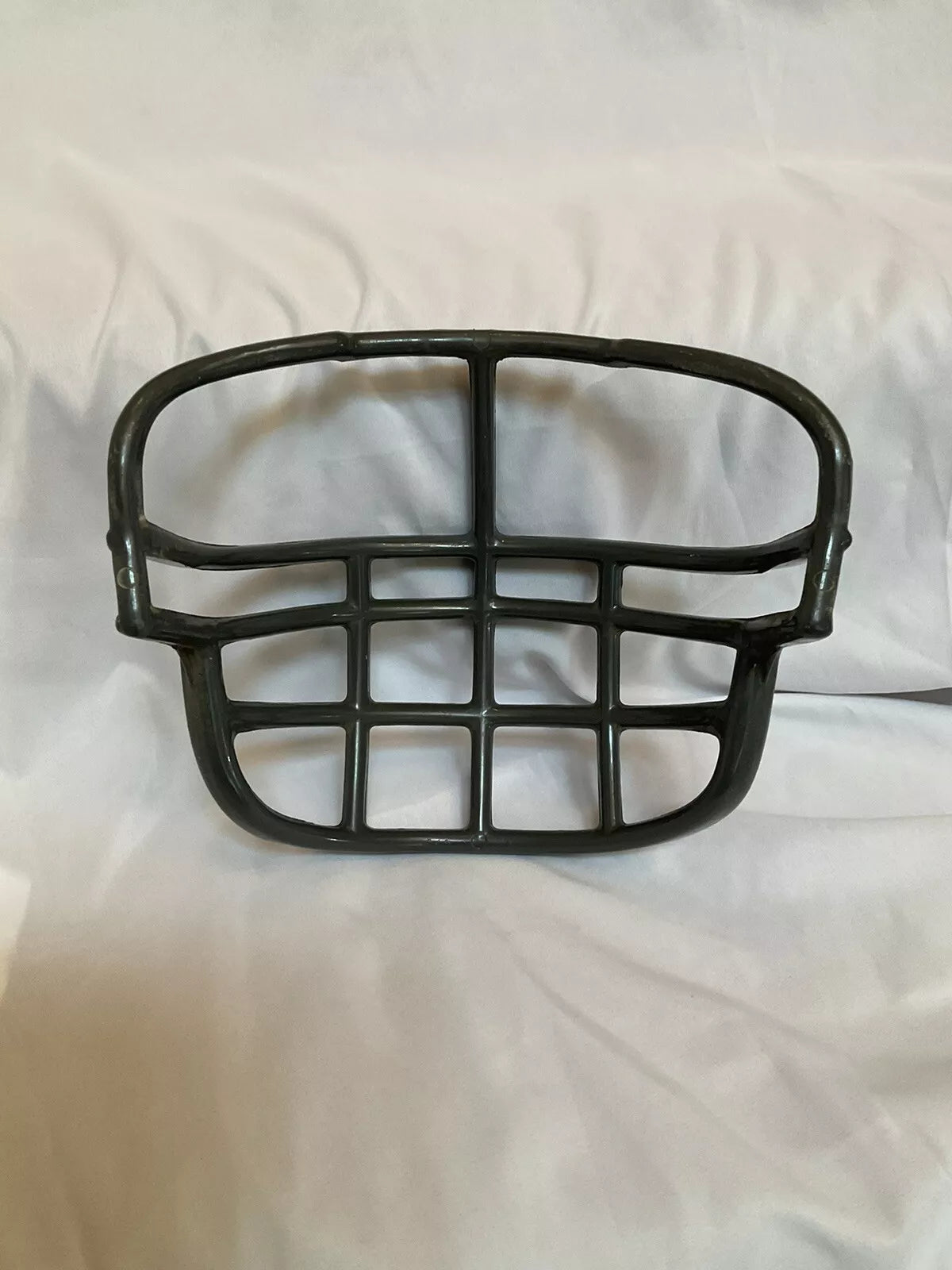 Vintage Gray Riddell 1990s Double Wire Kra-Lite NJOP Football Helmet Facemask  WESTBROOKSPORTSCARDS   