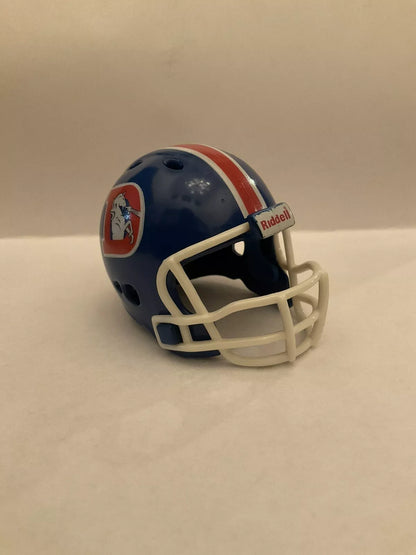 Denver Broncos Custom Riddell Throwback Pocket Pro Helmet  WESTBROOKSPORTSCARDS   