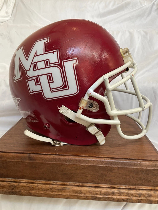 MaxPro Game Used X-Large Football Helmet Custom Mississippi State Bulldogs WESTBROOKSPORTSCARDS