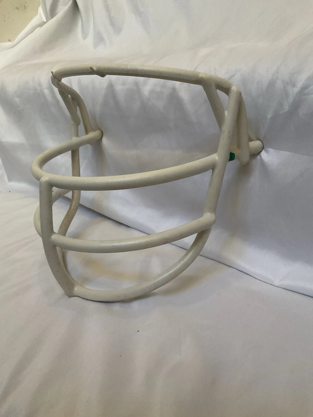 Vintage White Schutt 1969 JOP Green Dot Football Helmet Facemask - RARE WESTBROOKSPORTSCARDS
