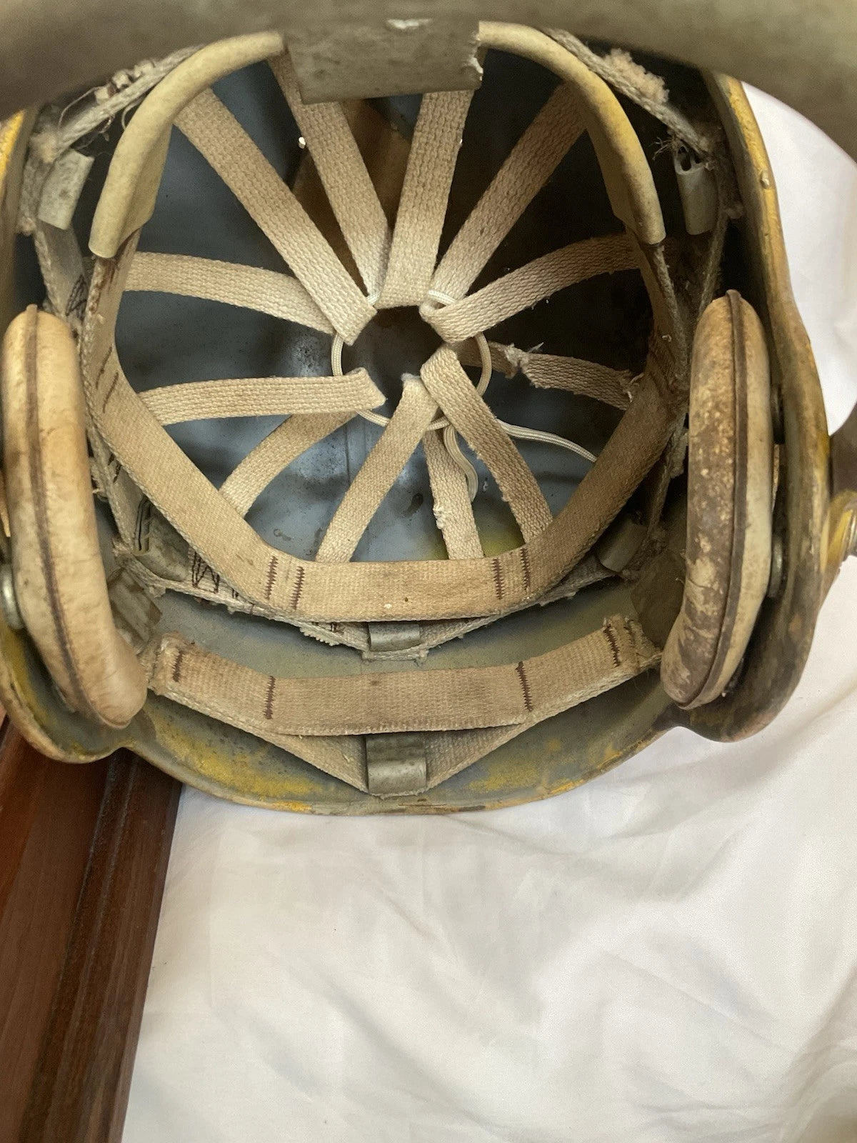 Original Vintage RIDDell Kra-Lite RK2 Football Helmet Notre Dame Fighting Irish? WESTBROOKSPORTSCARDS