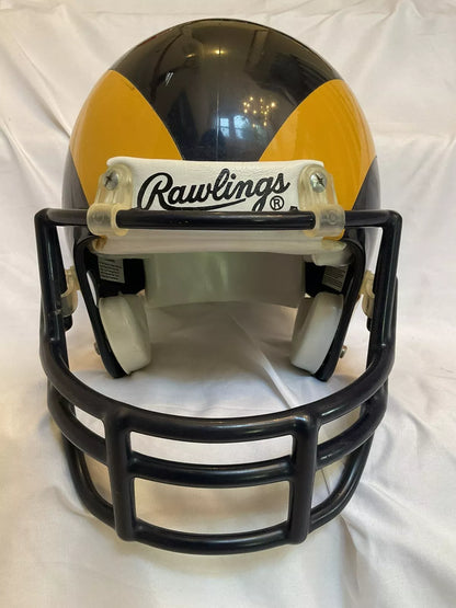 Authentic Vintage Los Angeles Rams Rawlings Large ANFL Football Helmet  WESTBROOKSPORTSCARDS   