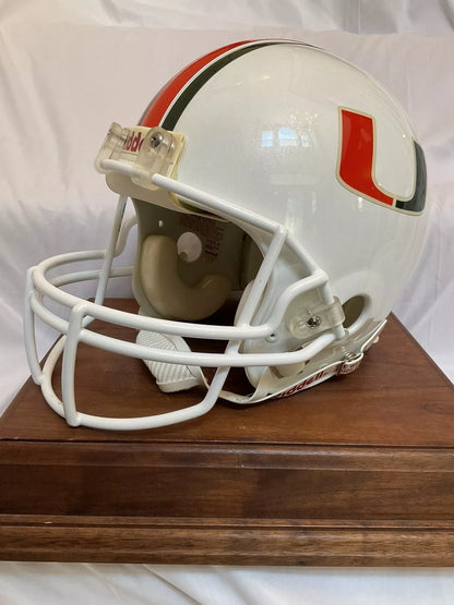 RIddell VSR4 Football Helmet Officially Licensed University Of Miami Hurricanes  WESTBROOKSPORTSCARDS   