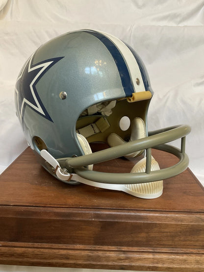 Original Vintage Riddell 1971 Dallas Cowboys Kra-Lite TK2 Game Football Helmet WESTBROOKSPORTSCARDS