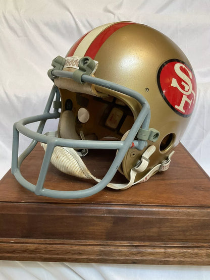 Vintage 1978 Riddell PAC3 Football Helmet San Francisco 49ers Schutt Red Dot OPO  WESTBROOKSPORTSCARDS   