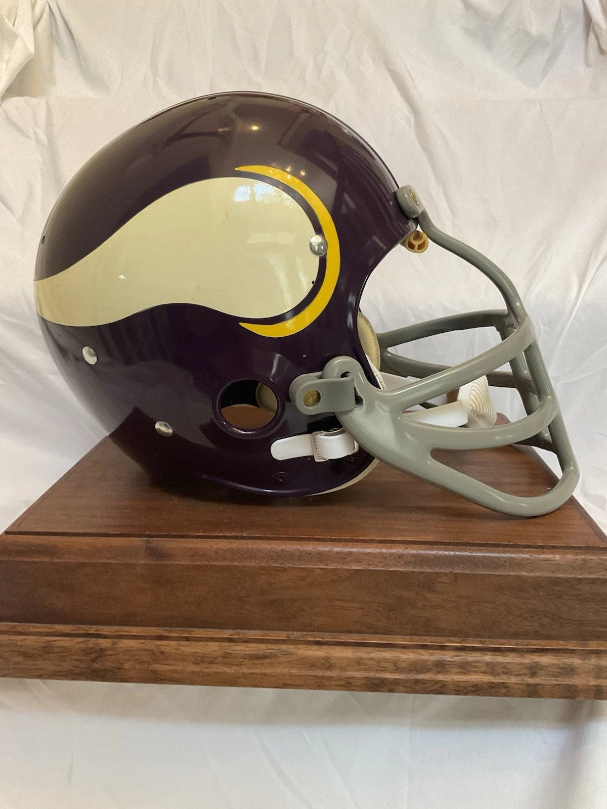 Minnesota Vikings Riddell Throwback TK Game Football Helmet 1970 Alan Page WESTBROOKSPORTSCARDS