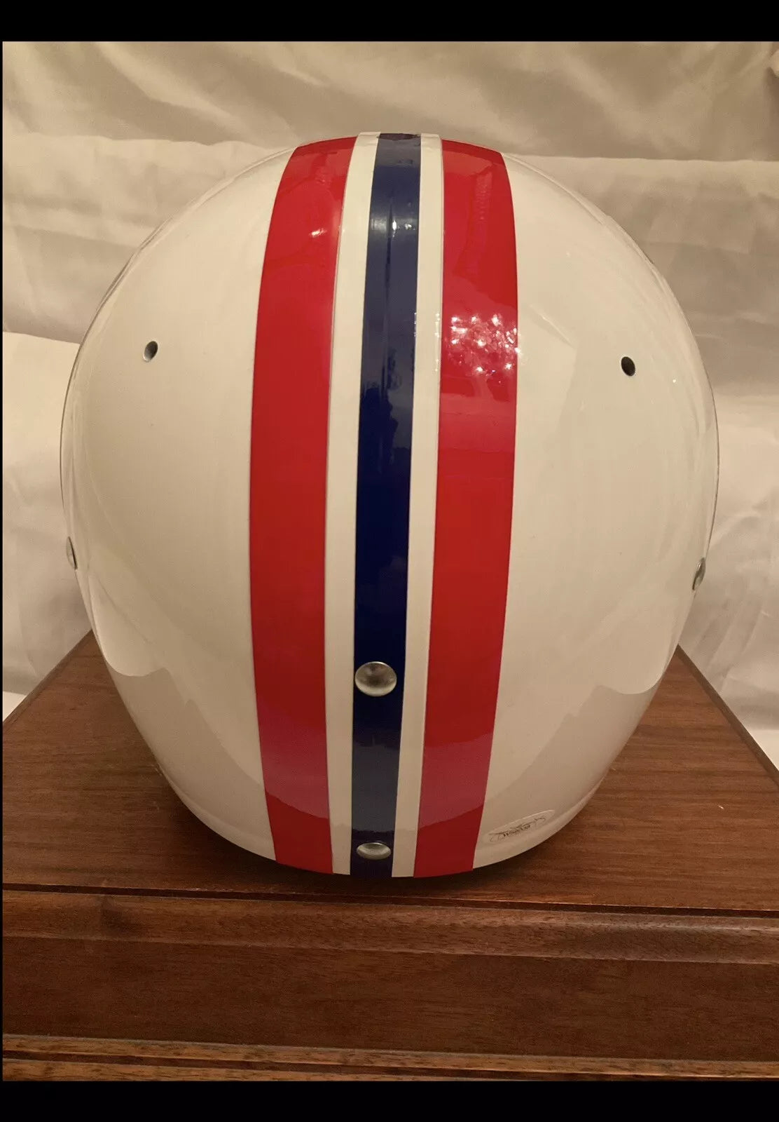 John Hannah Autographed TK2 Style New England Patriots Football Helmet  WESTBROOKSPORTSCARDS   