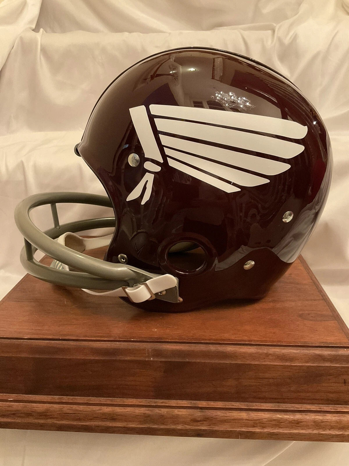 1965 Washington Redskins Head Dress Logo Prototype RK2 Football Helmet Jurgensen Sports Mem, Cards & Fan Shop:Autographs-Original:Football-NFL:Helmets WESTBROOKSPORTSCARDS