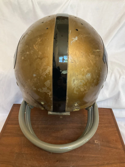 Vintage Game Used Riddell TK5 Kra-Lite Football Helmet Purdue Boilermakers? WESTBROOKSPORTSCARDS