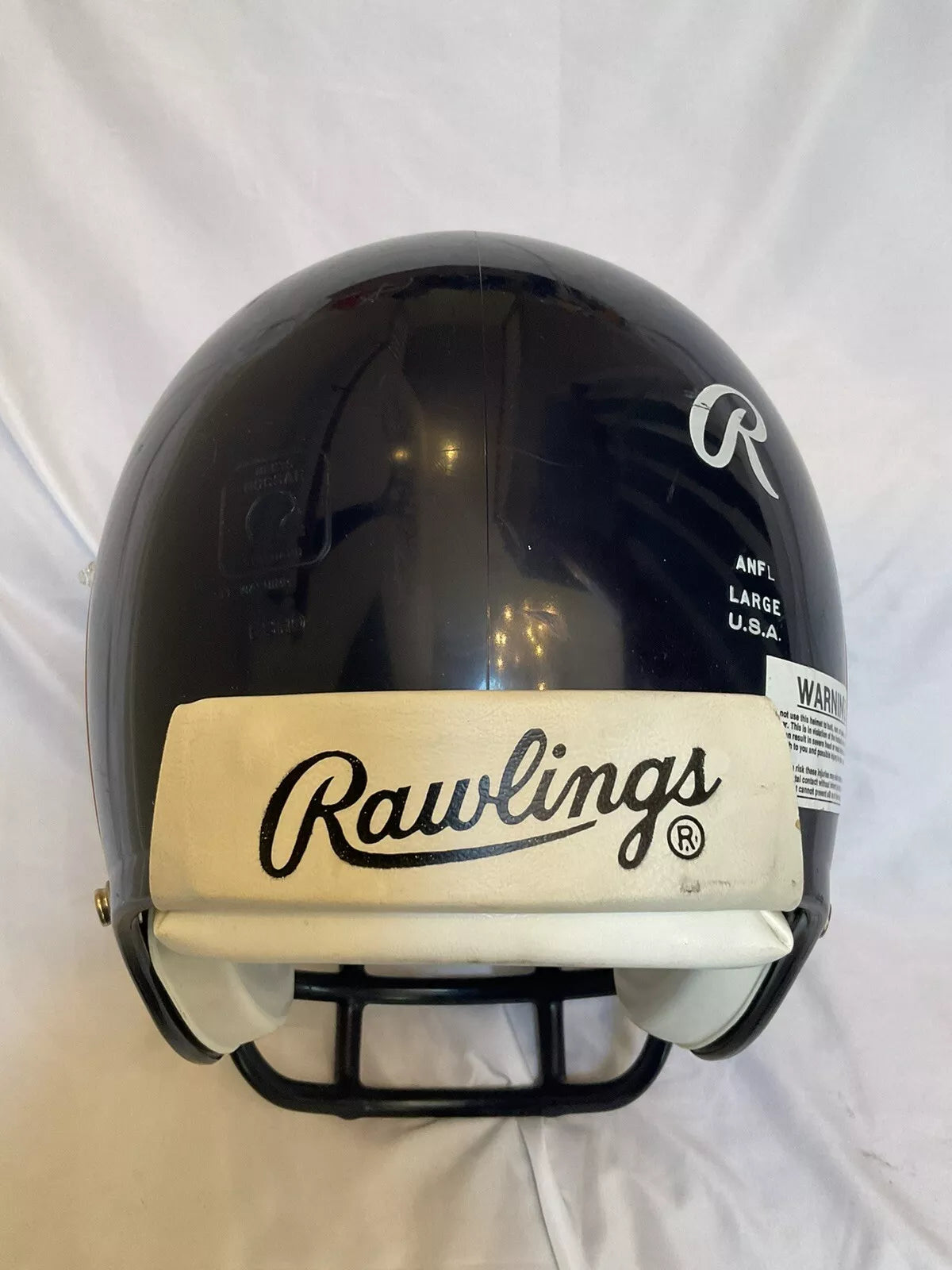 Authentic Vintage Los Angeles Rams Rawlings Large ANFL Football Helmet  WESTBROOKSPORTSCARDS   