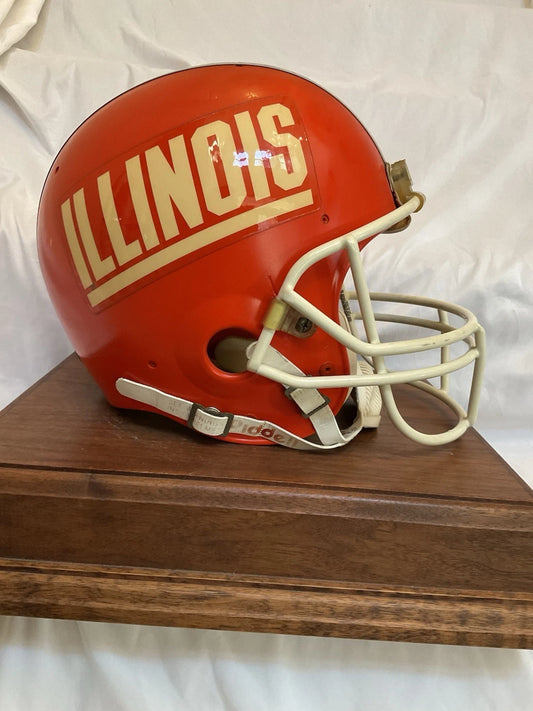 1977 Illinois Fighting Illini Game Used Riddell Kra-Lite II Football Helmet