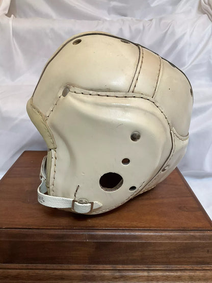 Nice MacGregor Authentic H612 Leather Suspension Football Helmet Size 7 5/8  WESTBROOKSPORTSCARDS   