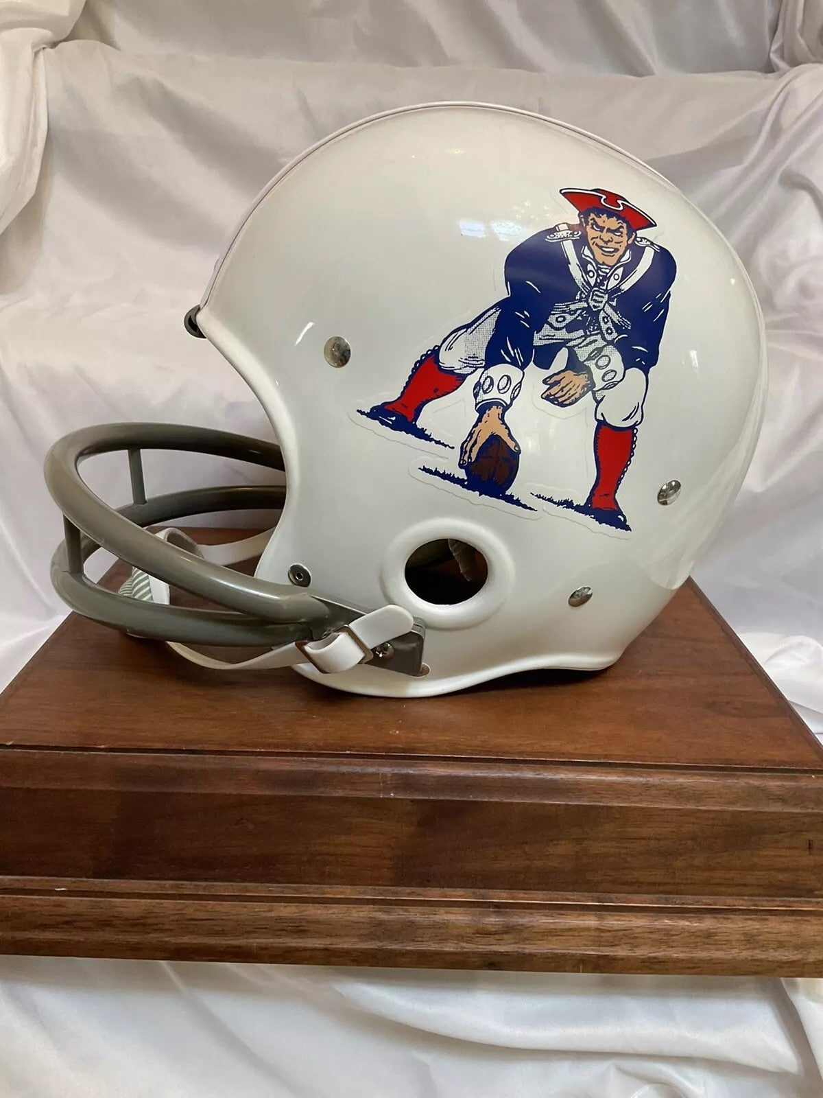 RK2 Vintage Style 1963 Boston Patriots Custom Football Helmet Thin Mil Decals  WESTBROOKSPORTSCARDS   