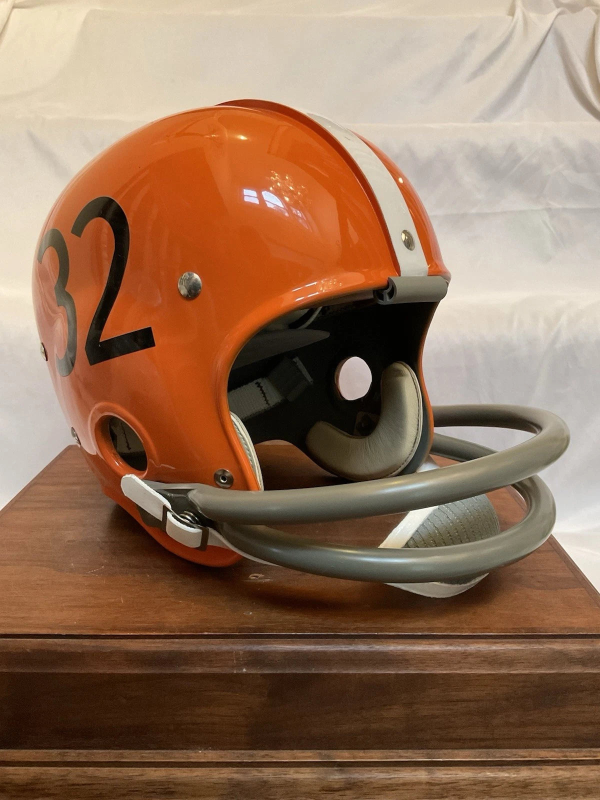 1957-1959 Cleveland Browns Riddell RK4 Football Helmet Jim Brown Rooki – WESTBROOKSPORTSCARDS