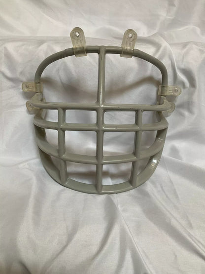 Vintage Lt Gray Riddell 1990s Double Wire Kra-Lite NJOP Football Helmet Facemask  WESTBROOKSPORTSCARDS   