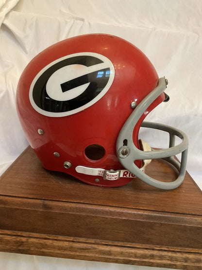 Vintage Clear Shell Wilson F2004 Suspension Football Helmet Georgia Bulldogs