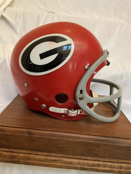 Vintage Clear Shell Wilson F2004 Suspension Football Helmet Georgia Bulldogs
