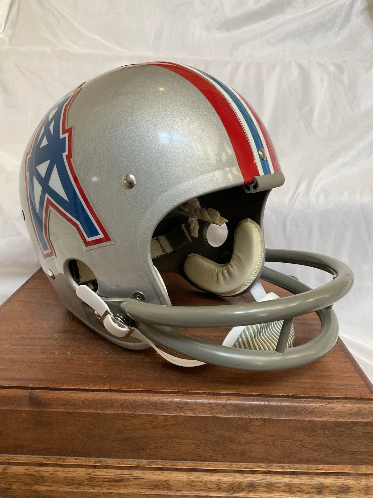 Vintage TK-2 Style Football Helmet 1966-67 Houston Oilers Sports Mem, Cards & Fan Shop:Fan Apparel & Souvenirs:Football-NFL Riddell