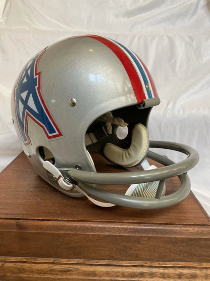 Vintage TK-2 Style Football Helmet 1966-67 Houston Oilers Sports Mem, Cards & Fan Shop:Fan Apparel & Souvenirs:Football-NFL Riddell