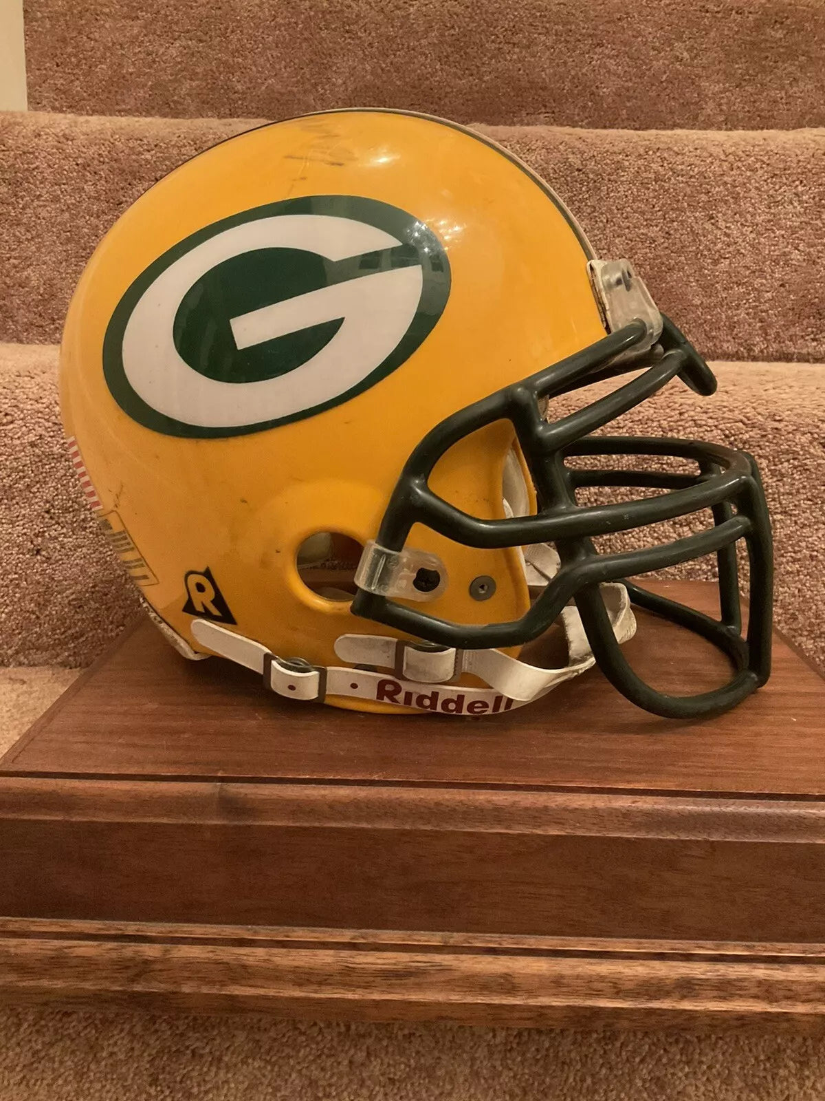 2002 Green Bay Packers RIddell VSR-4 Football Helmet Vintage Game Used WESTBROOKSPORTSCARDS