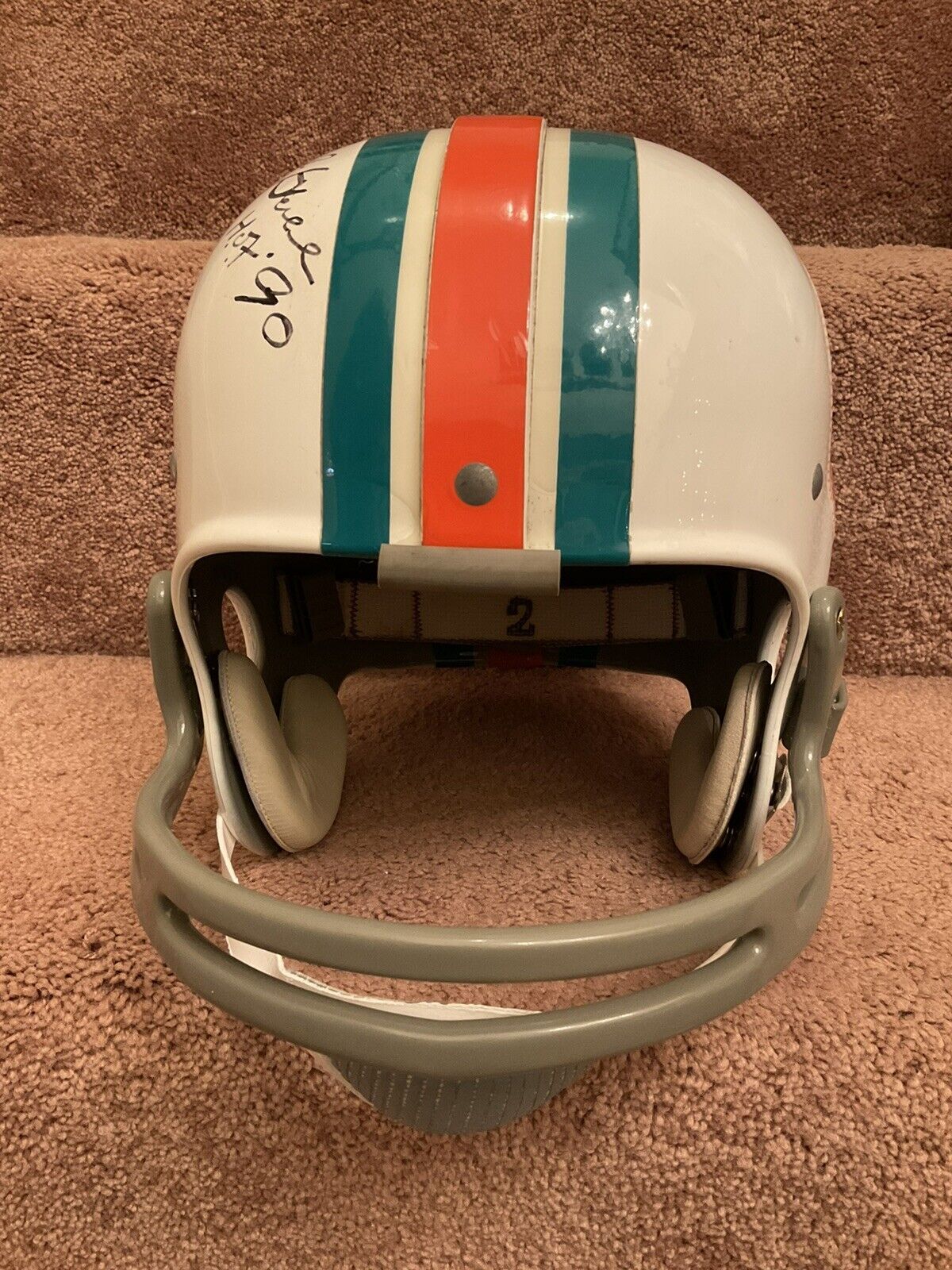 Bob Griese Autographed RK2 Suspension Football Helmet Miami