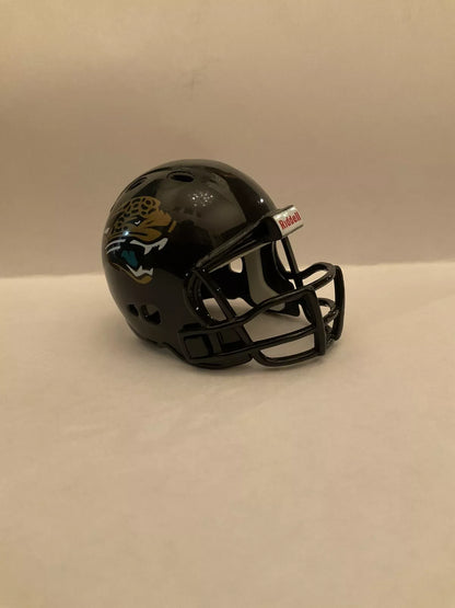 Jacksonville Jaguars Custom Riddell Throwback Pocket Pro Helmet  WESTBROOKSPORTSCARDS   