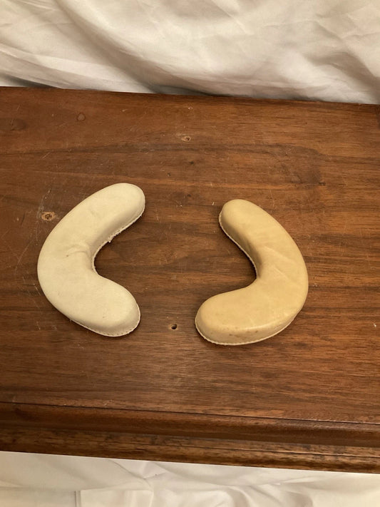 Original Vintage RIDDell XL Leather Jaw Pads RK TK Suspension Football Helmet