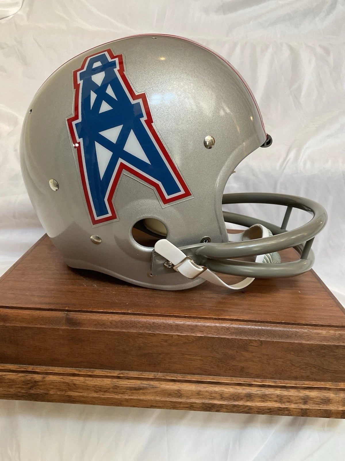 Vintage TK-2 Style Football Helmet 1966-67 Houston Oilers Sports Mem, Cards & Fan Shop:Fan Apparel & Souvenirs:Football-NFL Riddell
