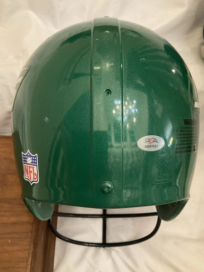 New York Jets Keyshawn Johnson Autographed Riddell ACE-1 Game Used Helmet PSA WESTBROOKSPORTSCARDS