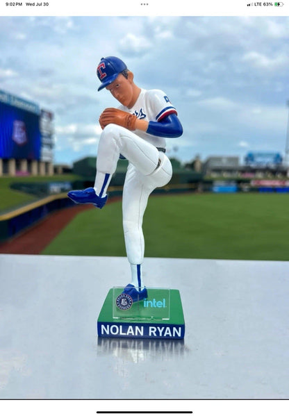 2025 Round Rock Express Nolan Ryan BobbleLeg New In Box 7/11/2025 WESTBROOKSPORTSCARDS