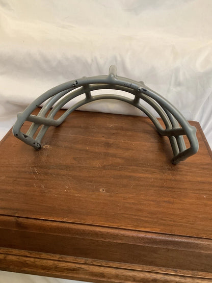 Vintage Riddell NOPO 1980s Football Helmet Dark Gray 3-Dot Facemask USFL WESTBROOKSPORTSCARDS