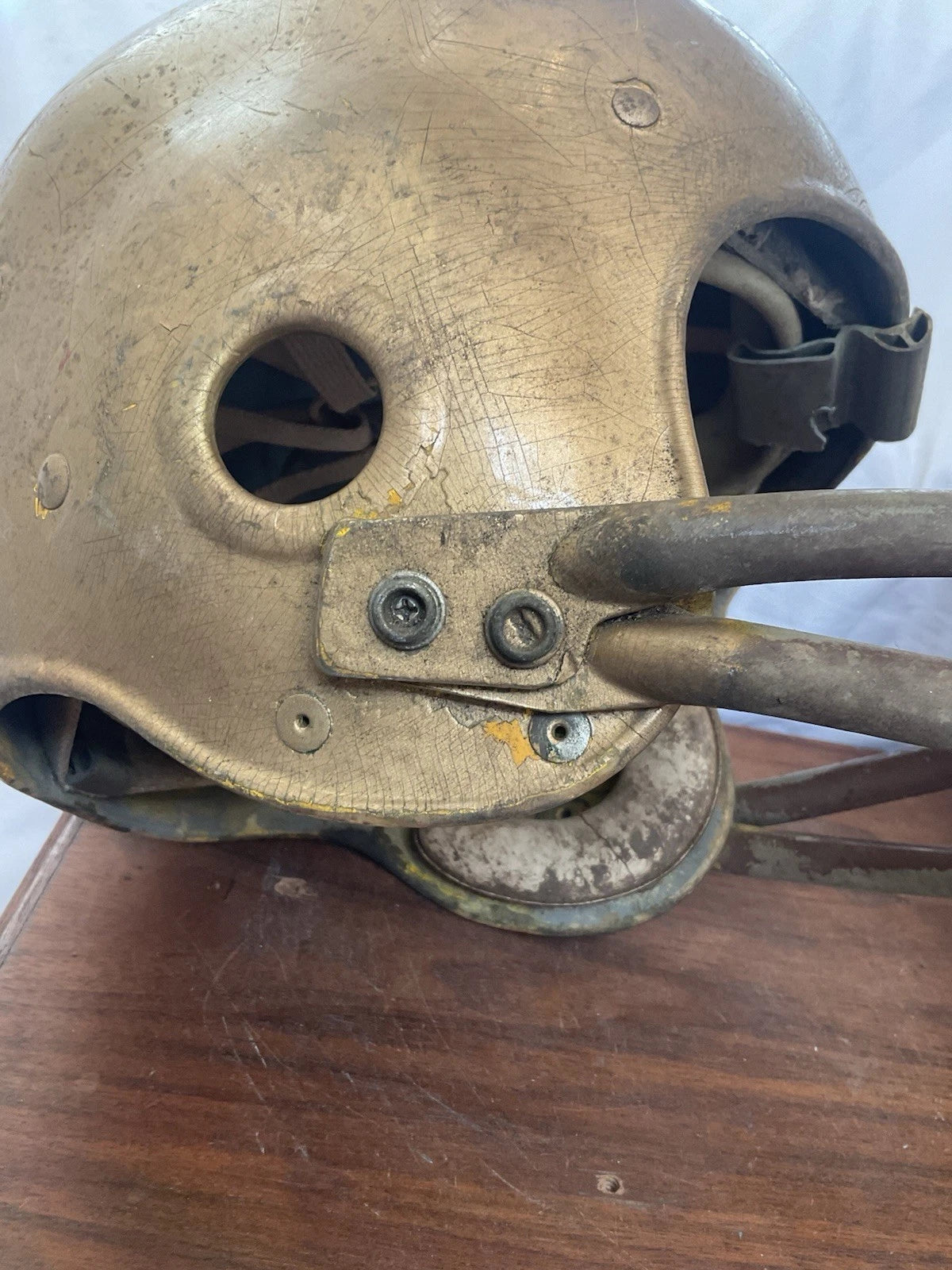 Original Vintage RIDDell Kra-Lite RK2 Football Helmet Notre Dame Fighting Irish? WESTBROOKSPORTSCARDS