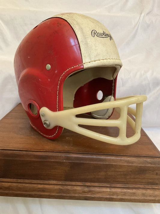 Vintage Original Rawlings Cy-Co-Lite DH-85 Padded Top Large Football Helmet WESTBROOKSPORTSCARDS