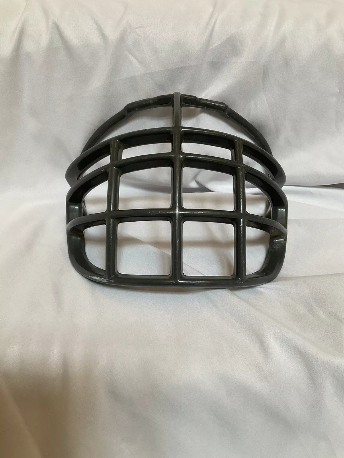 Vintage Gray Riddell 1990s Double Wire Kra-Lite NJOP Football Helmet Facemask  WESTBROOKSPORTSCARDS   