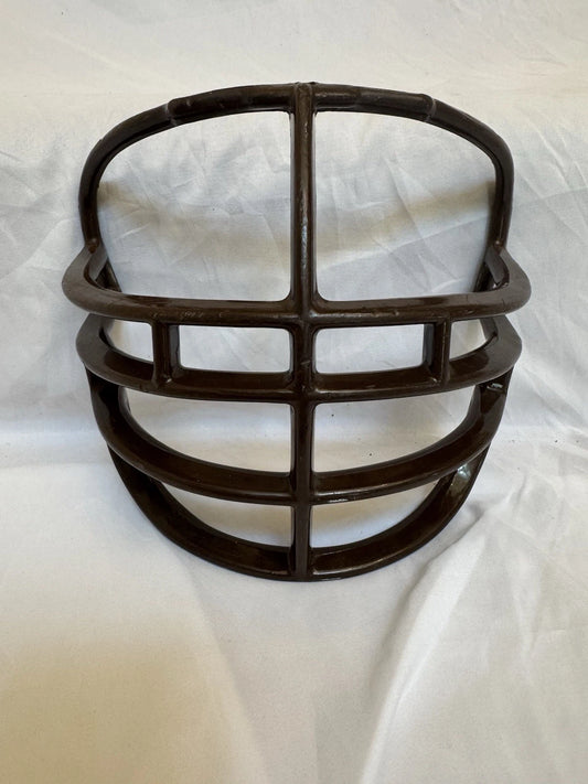Vintage Riddell 1990s DoubleWire Kra-Lite NJOP Brown Football Helmet Facemask WESTBROOKSPORTSCARDS