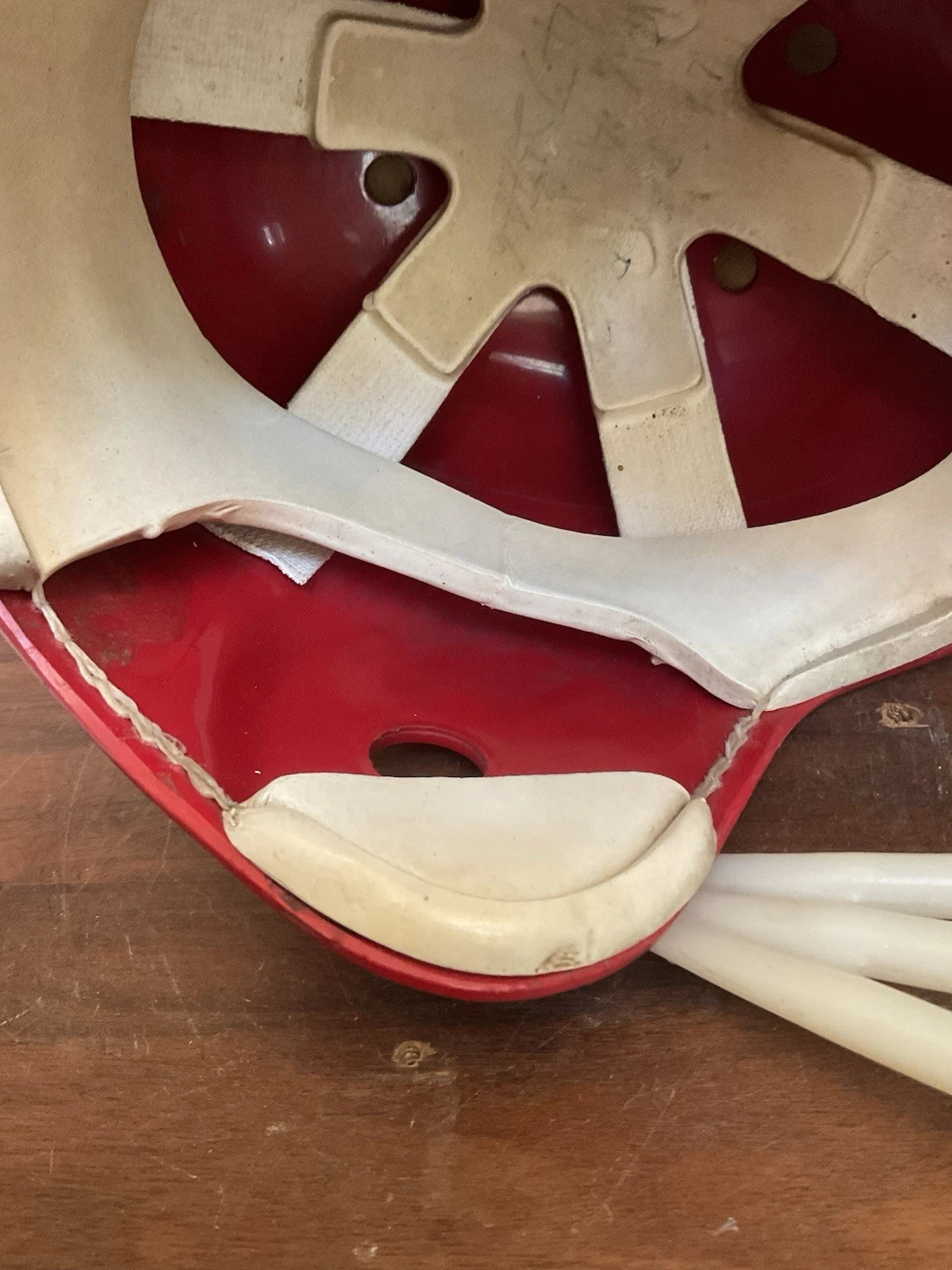 Vintage Original Rawlings Cy-Co-Lite DH-85 Padded Top Large Football Helmet WESTBROOKSPORTSCARDS