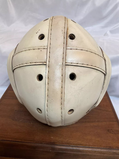 Nice MacGregor Authentic H612 Leather Suspension Football Helmet Size 7 5/8  WESTBROOKSPORTSCARDS   