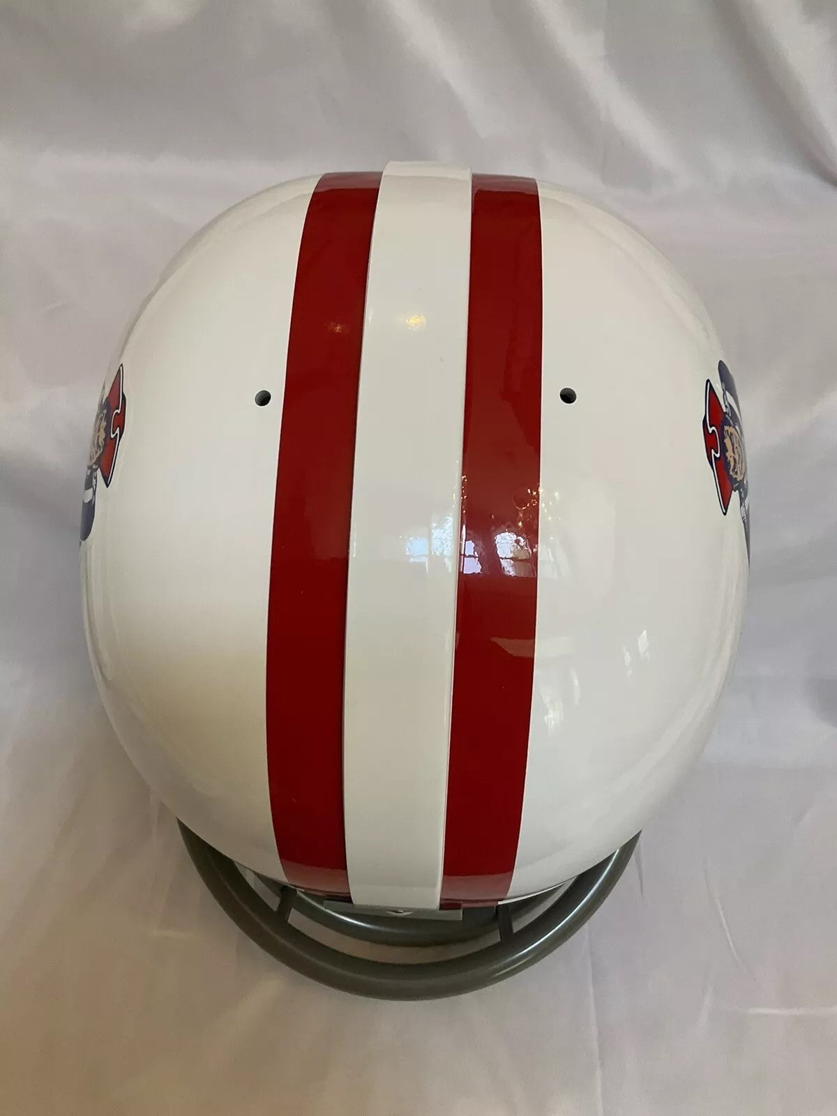 RK2 Vintage Style 1963 Boston Patriots Custom Football Helmet Thin Mil Decals  WESTBROOKSPORTSCARDS   