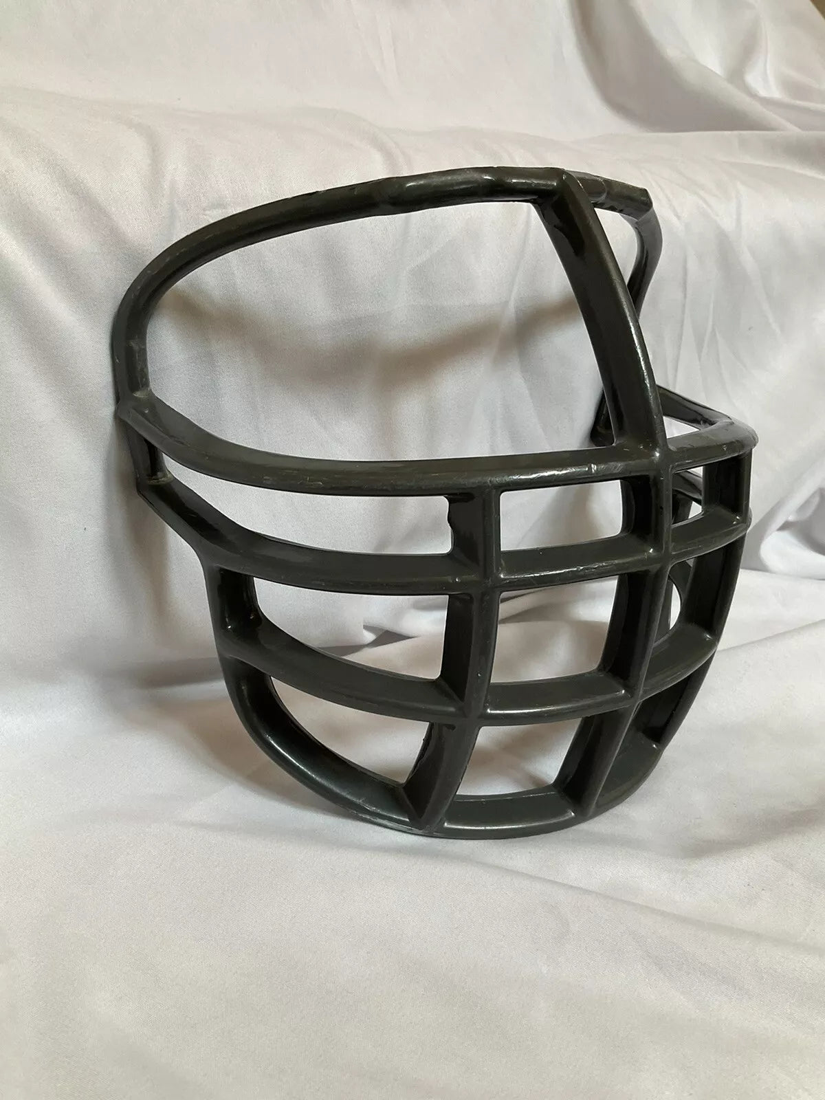 Vintage Gray Riddell 1990s Double Wire Kra-Lite NJOP Football Helmet Facemask  WESTBROOKSPORTSCARDS   